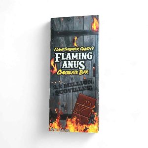 Flaming Anus Chocolate Bar-Extrém Csípős Csokoládé 52g. 18 éven felülieknek