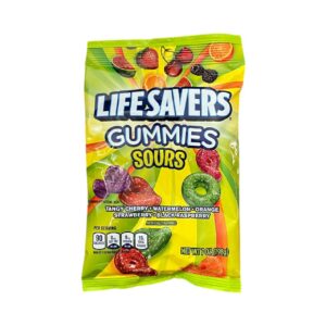 Lifesavers Gummies Sours 226g.-Gyümölcsös, Savanyú Gumicukor