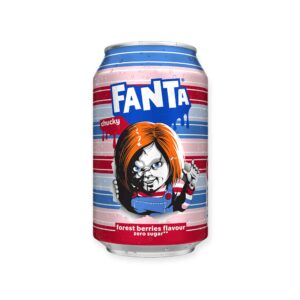 Fanta Chucky Forest Berries Zero Sugar 355ml.USA Halloween kiadás