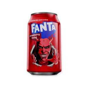 Fanta The Grabber-Strawberry Fraise 355ml. USA Halloween kiadás