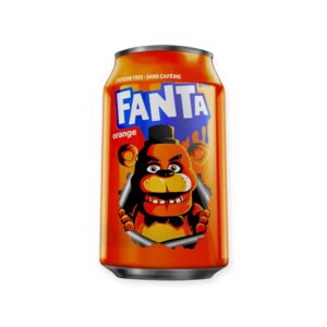 Fanta Freddy Fazbear-orange 355ml. USA Halloween kiadás