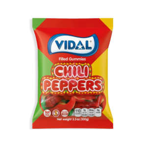 Vidal Chili Peppers gumicukor 100g