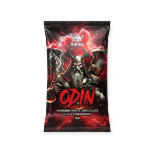 Odin Chilis-epres gumicukor fehércsokiban 70g